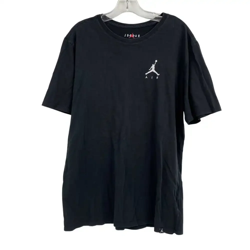 Jordan Black Basic Cotton T-Shirt | Men’s XL